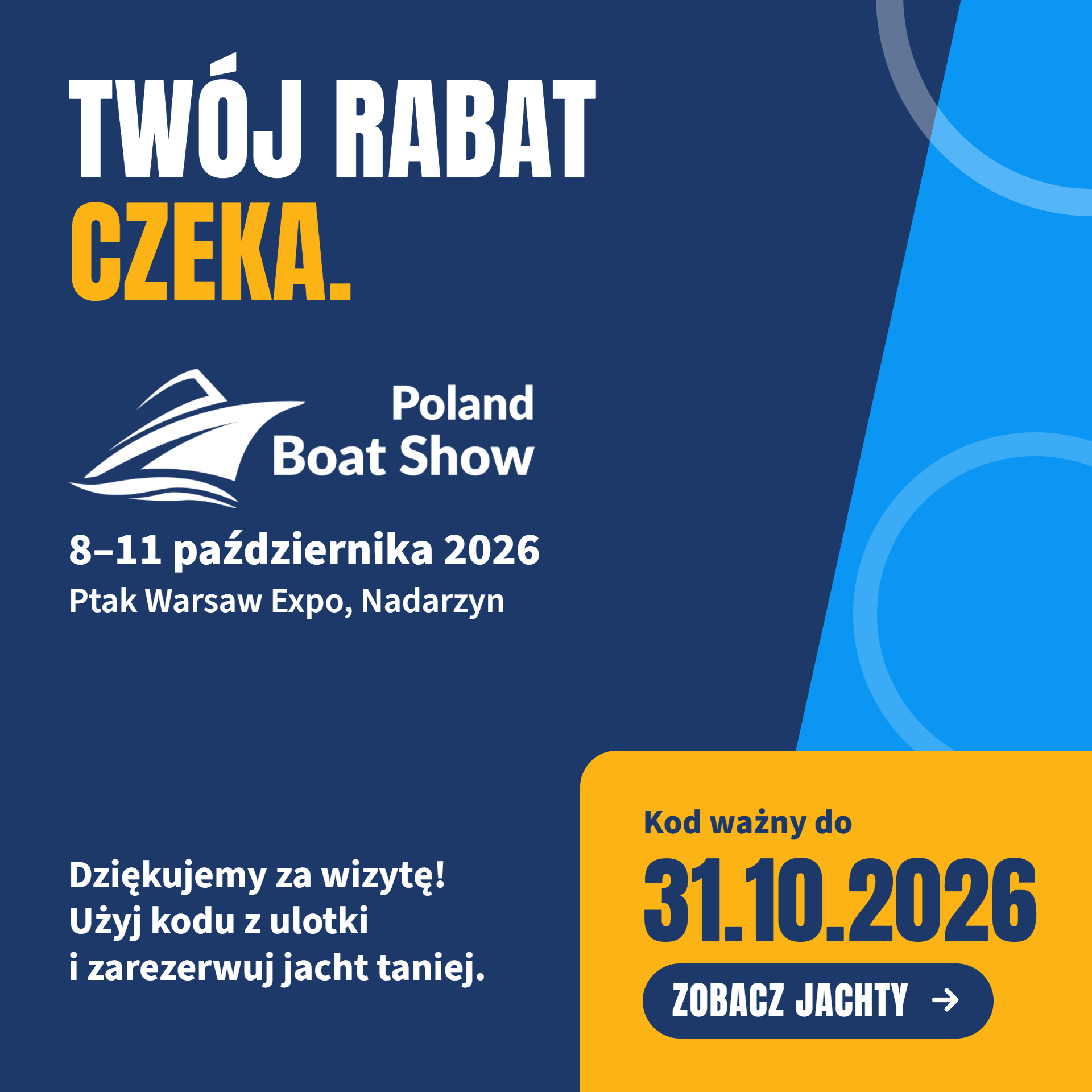 Promocja targi Boatshow 2026
